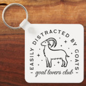 Geitenliefhebber boerderij leven citeert esthetisc sleutelhanger (Voorkant)