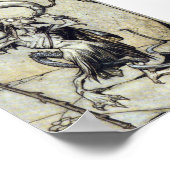 GeitenMan. 5 x 7 Rackham afdrukken op canvas Poster (Hoek)