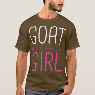 Geitenmeisje van wie ik van geiten hou t-shirt