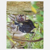 Geitenmeling Fleece Deken (Voorkant)