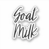 Geitenmelkopslag Sticker (Voorkant)