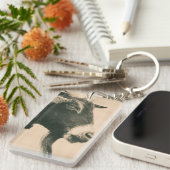 Geitenprofiel Sleutelhanger (Voorkant Rechts)