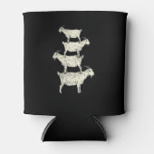 Geitenretro Blikjeskoeler (Voorkant)