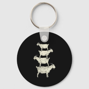 Geitenretro Sleutelhanger