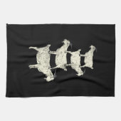 Geitenretro Theedoek (Horizontaal)