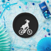 Geitenrijder Funny Goat Grafisch Papieren Bordje (Feest)