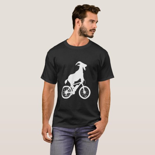 Geitenrijder Funny Goat Grafisch T-shirt (Voorkant volledig)