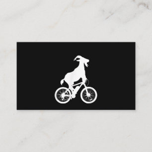 Geitenrijder Funny Goat Grafisch Visitekaartje
