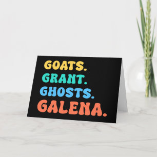 geitenschenking geesten GALENA illinois Feestdagen Kaart