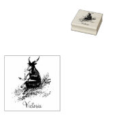 geitenschilder 	rubberstempel (Gestempeld)