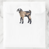 Geitenstickers set van 6 ronde sticker (Tas)