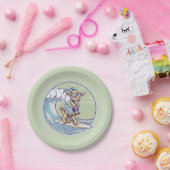 geitensurfen papieren bordje (Feest)