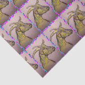 geitentekening tissuepapier (Detail)