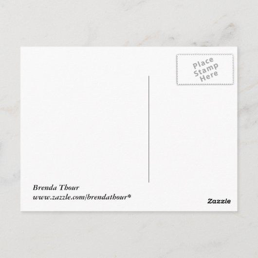 Geitenvlees Briefkaart (Achterkant)