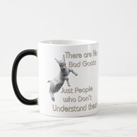 Geitenvlees en -Mok Magische Mok (Links)