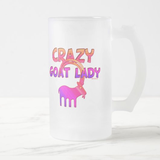 Geitenvlees en -Mok Matglas Bierpul (Rechts)