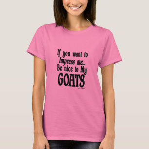 Geitenvlees Gezegde Lang gesleept Shirt voor dames