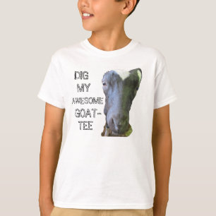 Geitenvlees "MY GEWELDIGE GOAT-T-SHIRT" Kinder bas T-shirt