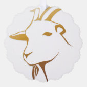 Geitenvlees Ornament Kaart (Voorkant)