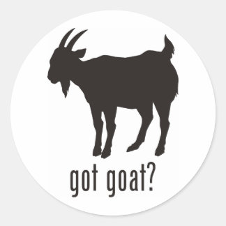 Geitenvlees Ronde Sticker