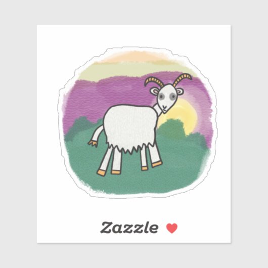 Geitenvlees Sticker (Vel)