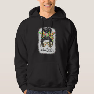 Geitenzuster Messy Bun Life Hair Glass for Moeder Hoodie
