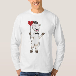 Geitte als Groom met Heart Balloon T-shirt
