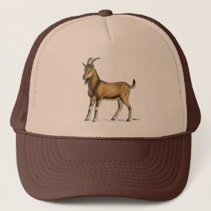 Geitte: bruin trucker pet