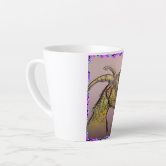 Geittekening Latte Mok (Linkerhoek)