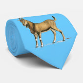 Geitten:  Bruin Stropdas (Opgerold)