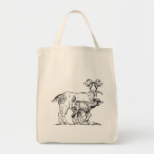 Geitten en Kind Tote Bag (Voorkant)