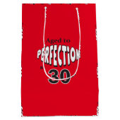 Gejaard tot perfectie op 30 | 30e verjaardag medium cadeauzakje (Achterkant)