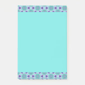 Gejuwelde fractale noot post-it® notes (Voorkant)