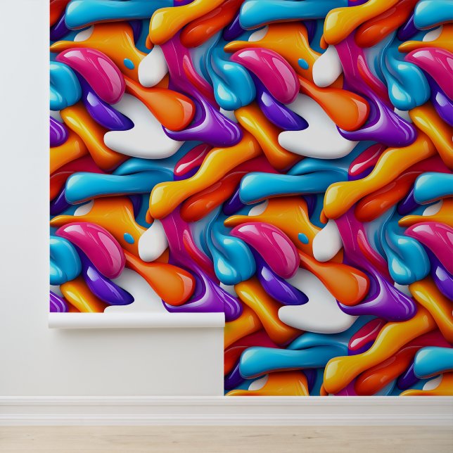 Gek Abstract behang (Applicatie)