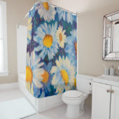 Gek Daisy Douche Gordijn (In situ)