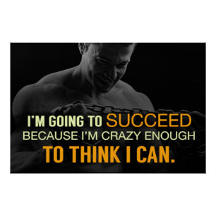 Gek Genoeg Motivatieposter Perfect Poster