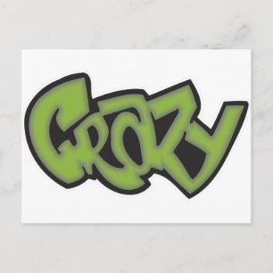 Gek - Graffiti Briefkaart