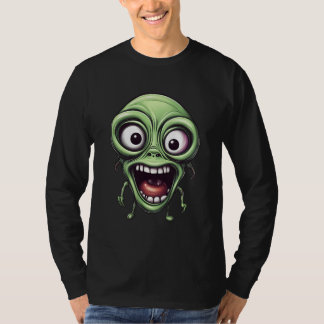 Gek grappig buitenaards wezen t-shirt