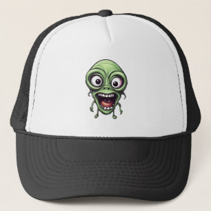 Gek grappig buitenaards wezen trucker pet