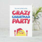 Gek Kerstfeest Kaart (Staand voorkant)