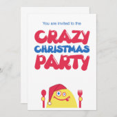 Gek Kerstfeest Kaart (Voorkant / Achterkant)