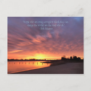 Gek om de wereld te veranderen feestdagenkaart