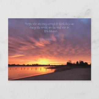 Gek om de wereld te veranderen feestdagenkaart