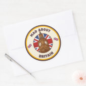 Gek op de Britse Big Ben Sticker (Envelop)