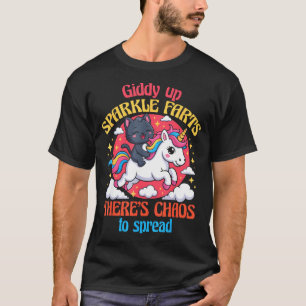 Gek Op Hol Sprankel Scheten Er Is Chaos Om Te Vers T-shirt