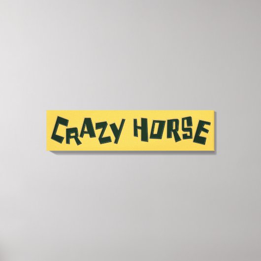 gek paard canvas afdruk (Voorkant)