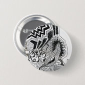 gek ronde button 5,7 cm (Voorkant /achterkant)