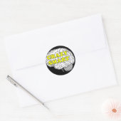 gek ronde sticker (Envelop)