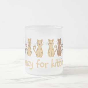 Gek voor de T-shirts en de Giften van Katten Matglas Koffiemok