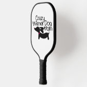 Gek Wiener Hond Mam Pickleball Paddle (Links)